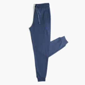 Indigo Basic Sweatpants Rib Cuffs