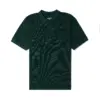Men’s plus size green polo t-shirt with short sleeves