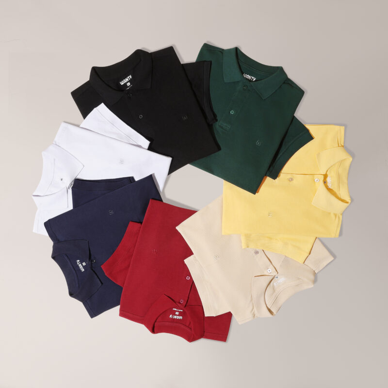 Men’s shirts collection in various styles and colors