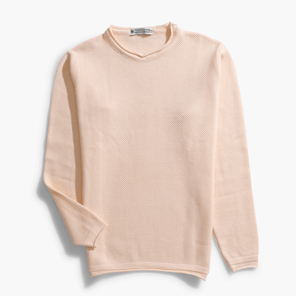 Beige Basic Knitwear Pullover W215
