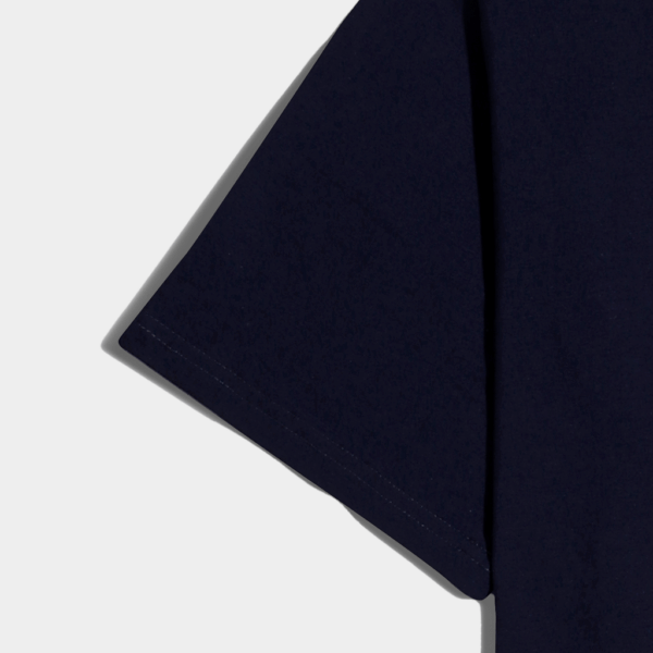 Dark Blue Regular Basic T-Shirt - Image 3
