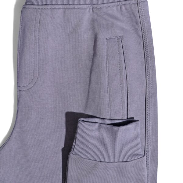 Dark Silver Basic Sweatpants Rib Cuffs - Image 2