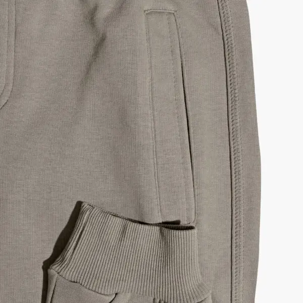 Dark Tan Basic Sweatpants Rib Cuffs - Image 2