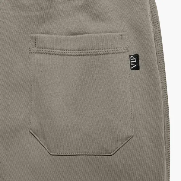 Dark Tan Basic Sweatpants Rib Cuffs - Image 3