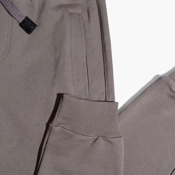 Espresso Basic Sweatpants Rib Cuffs - Image 4
