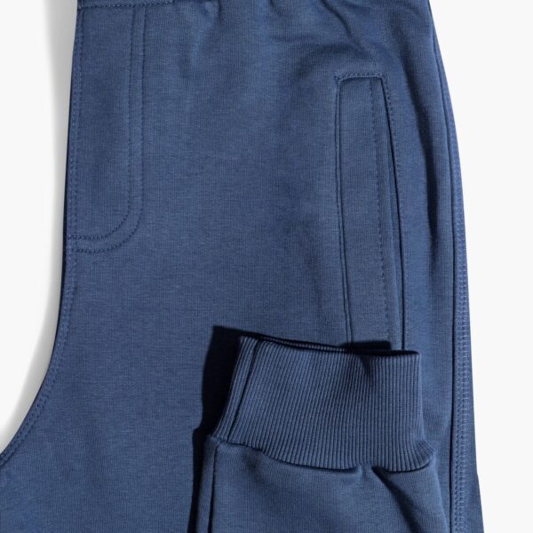 Indigo Basic Sweatpants Rib Cuffs - Image 2