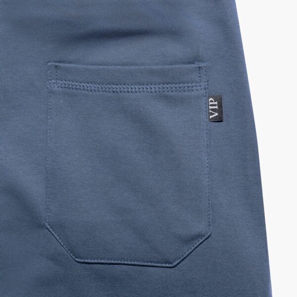 Indigo Basic Sweatpants Rib Cuffs - Image 3