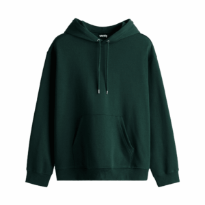 Oversized Forrest Green Plain Hoodie