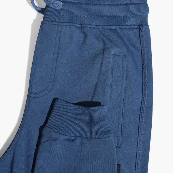 Petroleum Basic Sweatpants Rib Cuffs - Image 2