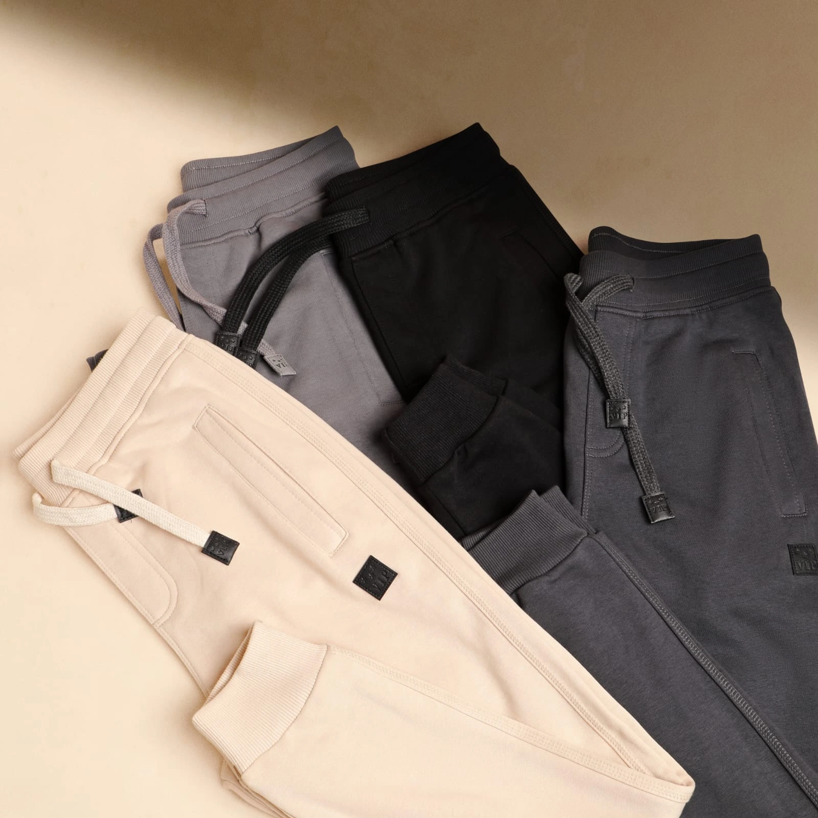 Men’s sweatpants collection in various colors