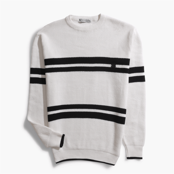 White Knitwear Pullover W205