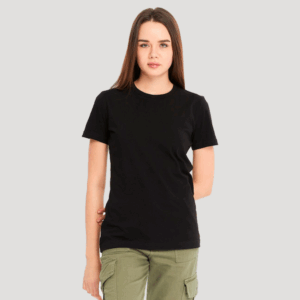 Black Regular Basic T-Shirt